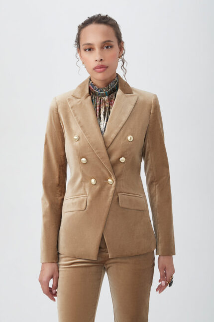 MIDLANDS VELVETEEN BLAZER JACKET